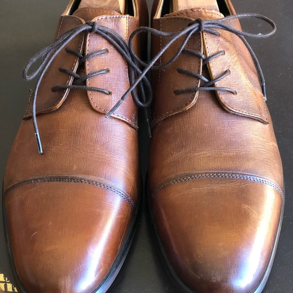 Brown Aldo men’s lace ups 10.5 dress shoes - Picture 2 of 11